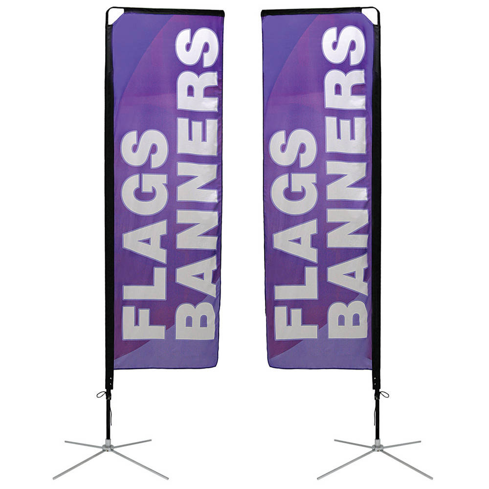 Rectangle Outdoor Advertising Flag Banner Stand | Banner ...